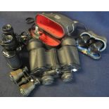 Various binoculars and opera glasses. (4) (B.P. 24% incl.