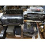 Tray of diecast vehicles to include: 1:43 scale diecast military large tank M16,
