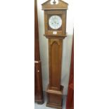 Mid 20th Century oak cased two train Enfield grandmother clock. (B.P. 24% incl.