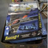 Box of assorted diecast model vehicles,