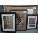 Group of assorted furnishing prints and pictures, various. (6) (B.P. 24% incl.