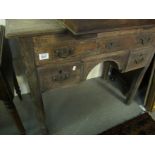 Early 19th Century Welsh oak low boy,