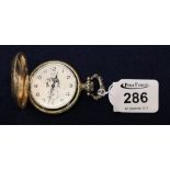 A Lega sporting diecast metal hunter keyless pocket watch. (B.P. 24% incl.