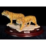 Willem De Beer's 'Snow Tigers' sculpted by David Lyttleton, limited edition of 4950. (B.P. 24% incl.