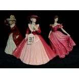 Two Coalport 'Ladies of Fashion' figurines to include; 'Margaret' and 'Sunday Best'.