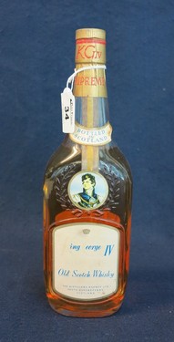 King George IV Supreme old Scotch whisky, bottled in Scotland. (B.P. 24% incl.