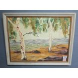 RA Spooner, African plain with trees, 20th Century, framed. (B.P. 24% incl.