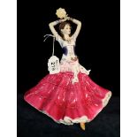 Royal Worcester bone china limited edition figurine 'Gypsy Princess' limited edition of 7500. (B.P.