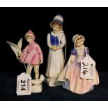 Two Royal Doulton bone china figurines to include; 'Dinky Do' HN1678, 'Lucy' HN2863.