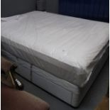 Myer's memory foam double mattress on divan base. (B.P. 24% incl.