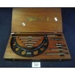 A cased Starrett 224A micrometer. (B.P. 24% incl.