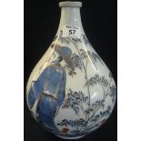 Late 19th/early 20th Century Japanese stoneware porcelain baluster shaped vase or jar having