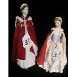 Royal Worcester bone china figurine 'In celebration of the Queen's 80th Birthday 2006',