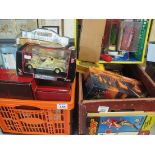 Three boxes of diecast model vehicles various to include; Models of Yesteryear, Corgi,