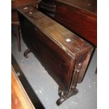 19th Century mahogany Sutherland type table of large proportion. (B.P. 24% incl.