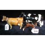 Beswick model of a Jersey cow,