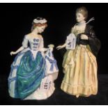 Two Royal Doulton bone china figurines to include;