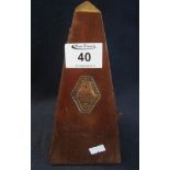 French mahogany cased metronome. (B.P. 24% incl.