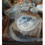 A tray of Aynsley Pembroke blue fine bone china teaset. (B.P. 24% incl.