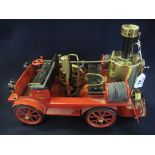Wilesco precision live steam fire engine D305 in red livery. (B.P. 24% incl.