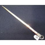 Silver plated meat skewer marked 'Queen's Hotel'. (B.P. 24% incl.