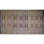 An old Oriental soumak rug