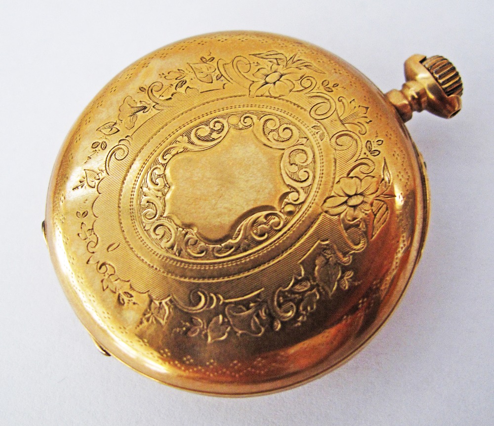 French gold pocket watch - Image 2 of 7