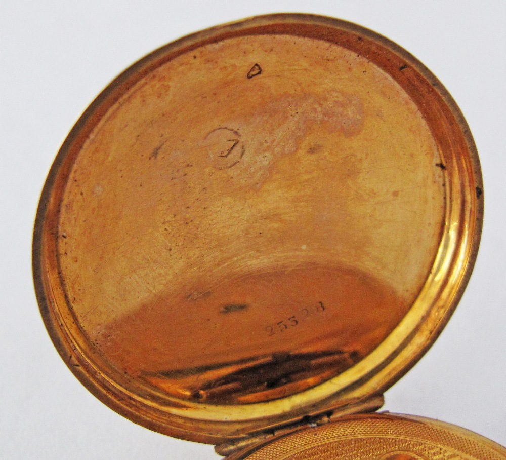 French gold pocket watch on stand - Image 9 of 9