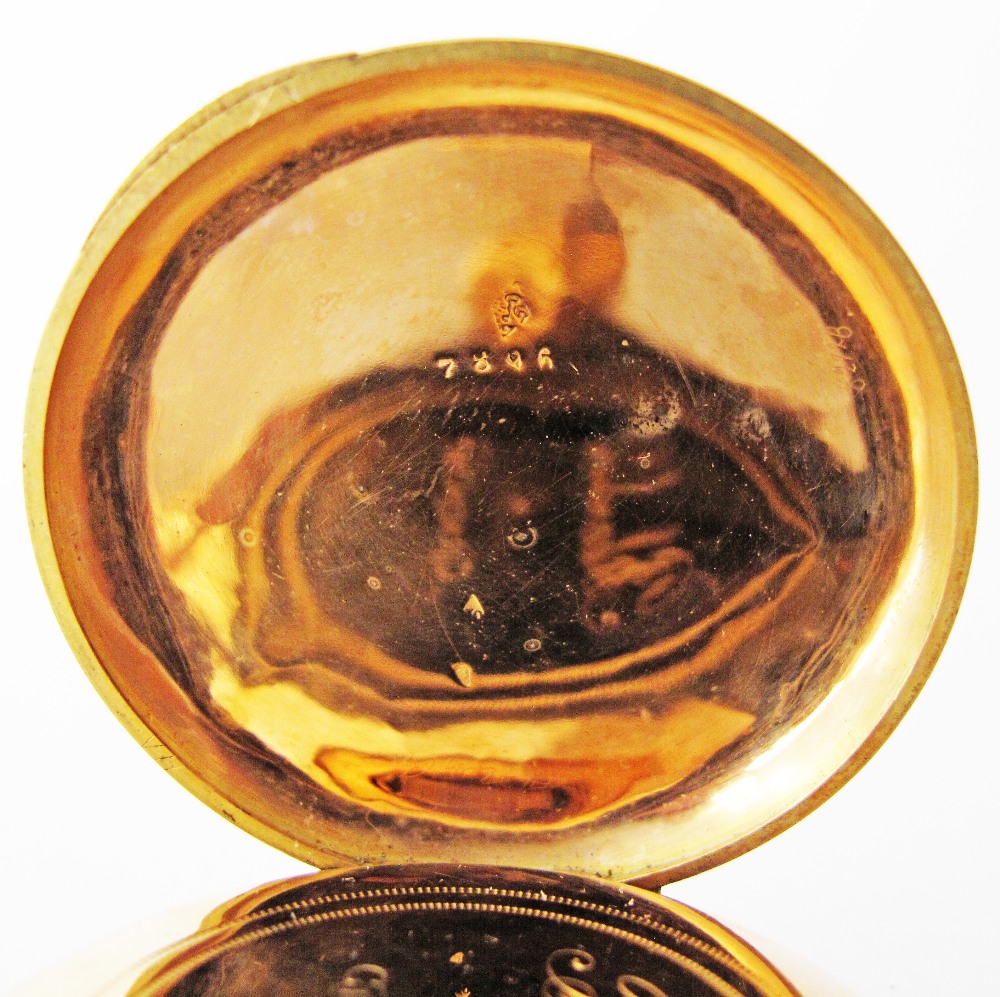 French gold pocket watch - Image 7 of 7