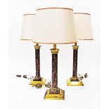 French "Le Dauphin" table lamps