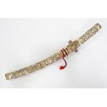 A Japanese Carved ivory Dagger