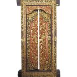 An Indonesian probably Balinese pair of doors