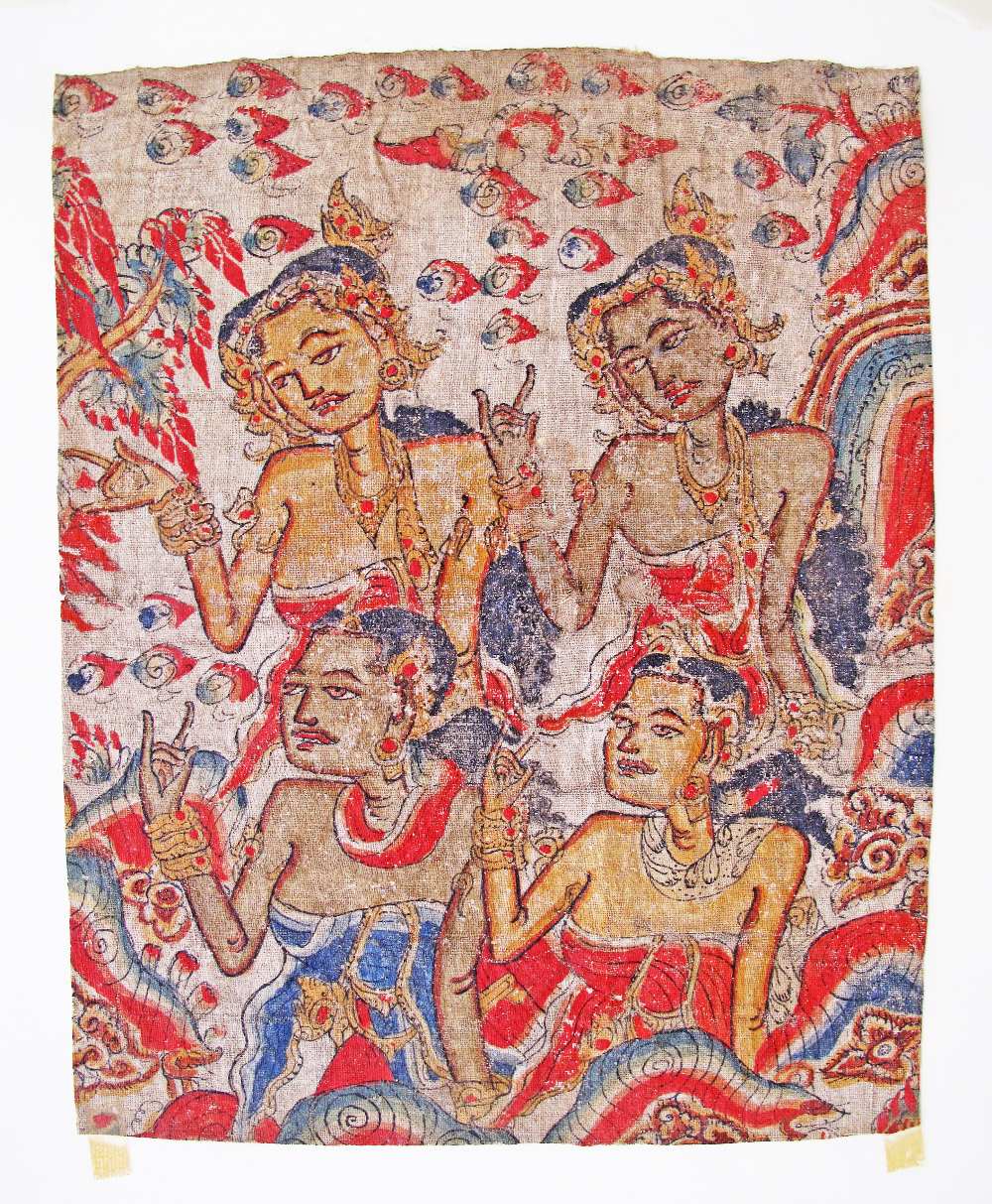 An Indonesian drawing on linen