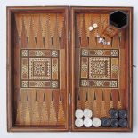 A Syrian khatamkari backgammon