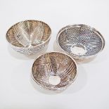 Sterling silver bowls