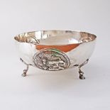 A Cypriot Silver rose bowl