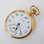 A gold pocket watch, Waltham