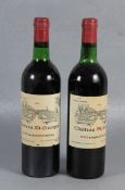 Konvolut Rotwein Chateau St. Georges1975, 2 Flaschen Rotwein, Chateau St. Georges, sce. Petrus