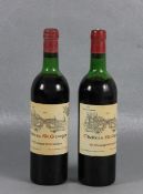 Konvolut Rotwein Chateau St. Georges1975, 2 Flaschen Rotwein, Chateau St. Georges, sce. Petrus