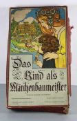 Märchen-Baukastenum 1900, Müller & Freyer, Das Kind als Märchenbaumeister, Würfel-Steckspiel mit