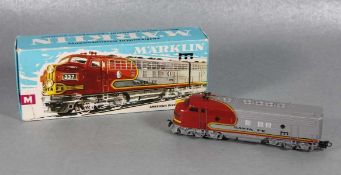 Märklin-Diesel-LokMärklin Lok, H0, Santa Fe American Diesel Locomotive, Nummer 3060, Originalkarton,