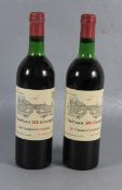 Konvolut Rotwein Chateau St. Georges1975, 2 Flaschen Rotwein, Chateau St. Georges, sce. Petrus