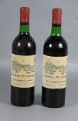 Konvolut Rotwein Chateau St. Georges1975, 2 Flaschen Rotwein, Chateau St. Georges, sce. Petrus