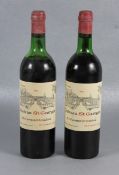 Konvolut Rotwein Chateau St. Georges1975, 2 Flaschen Rotwein, Chateau St. Georges, sce. Petrus