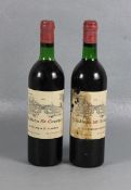 Konvolut Rotwein Chateau St. Georges1975, 2 Flaschen Rotwein, Chateau St. Georges, sce. Petrus