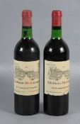 Konvolut Rotwein Chateau St. Georges1975, 2 Flaschen Rotwein, Chateau St. Georges, sce. Petrus