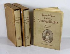 Bände Illustrierte Sittengeschichte1910/20, 3 Bände Illustrierte Sittengeschichte v. Mittelalter bis