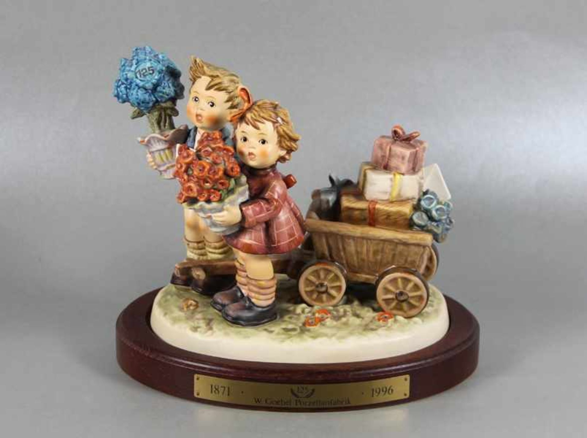 große Hummel KinderfigurGoebel, Hummel, 1996 Sonderauflage, XX Century Collection, 125 Jahre, Hab