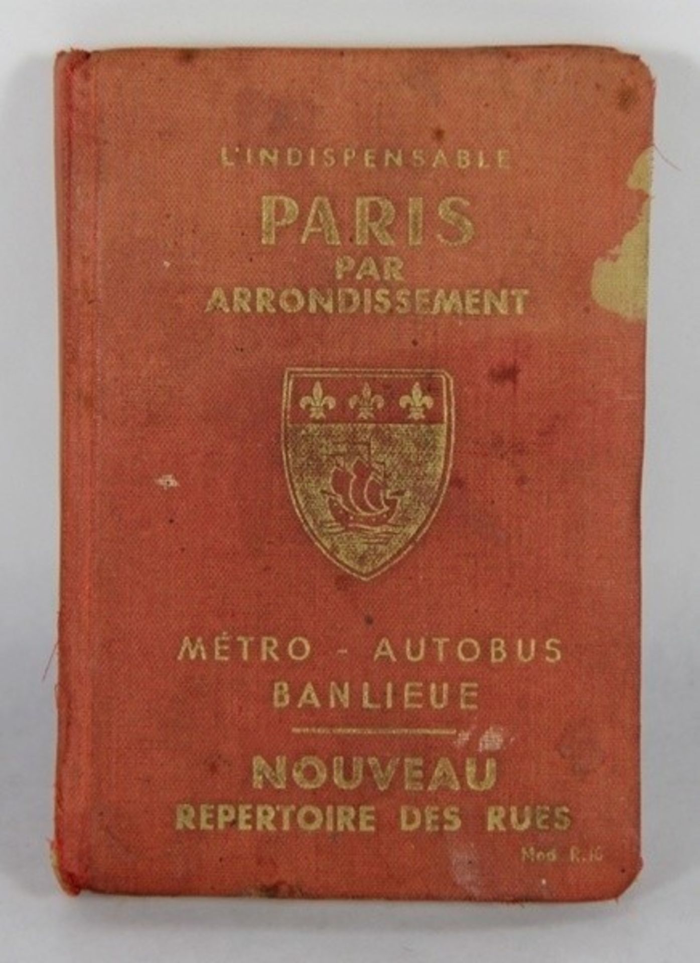 Stadplan ParisRaymond Deanaes, Guide General de Paris, mit Metro u. Autobus, Gebr.sp.,