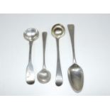 4x Georgian Silver Spoons